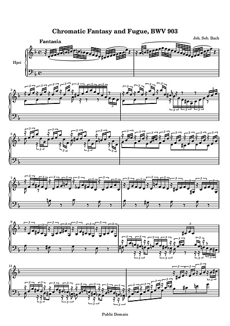 Miniatura de partitura