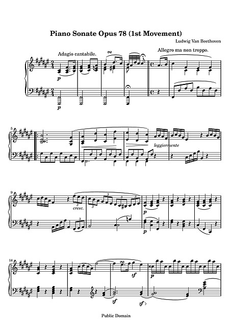 Piano Sonata No. 24 