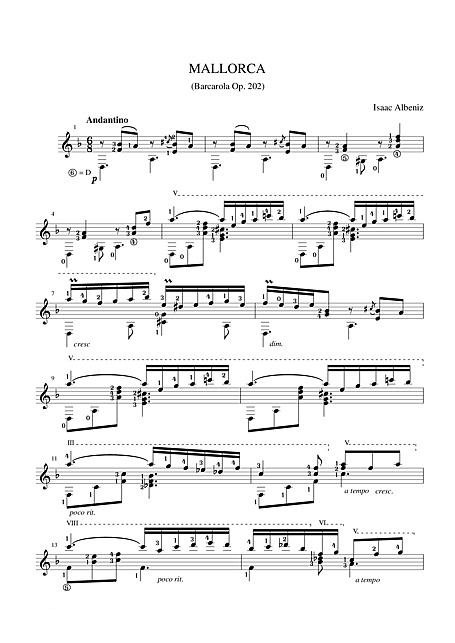 Miniatura de la partitura