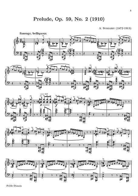 Miniatura de partitura