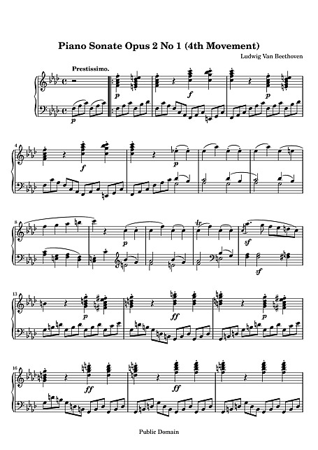 Miniatura di partitura