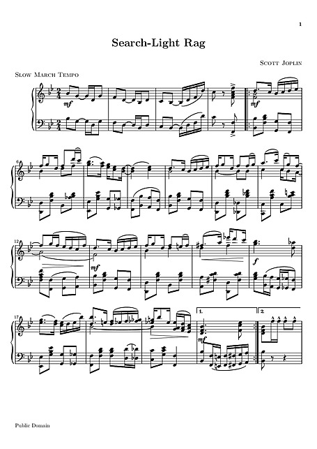 Miniatura de partitura