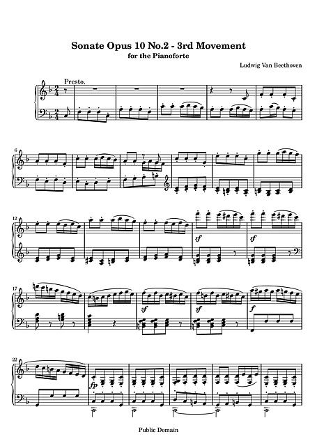 Miniatura de partitura