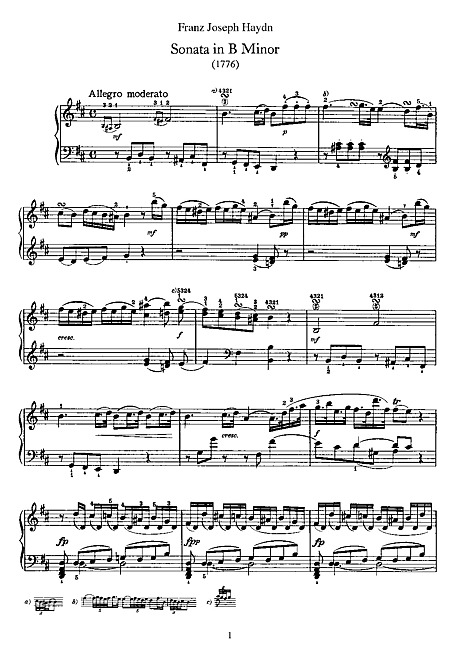 Miniatura de partitura