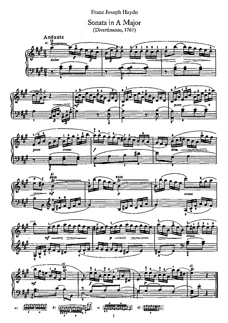 Miniatura de partitura