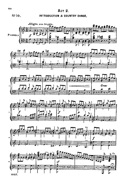 Miniatura de partitura