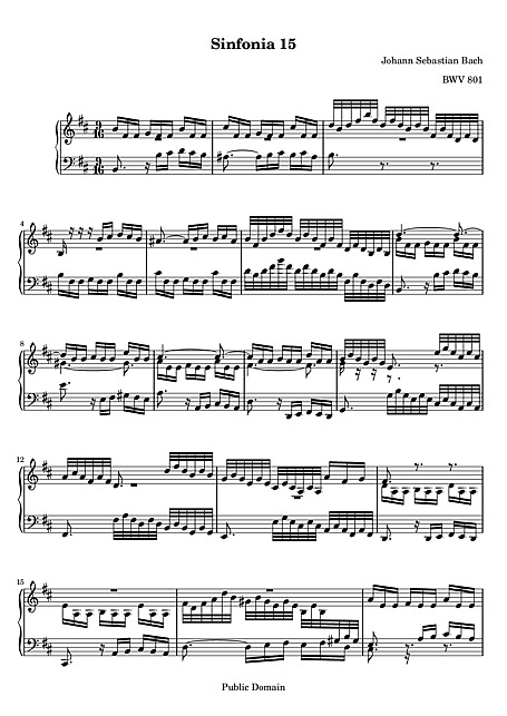 Miniatura de partitura