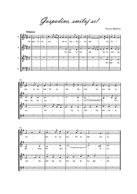 Miniatura de partitura