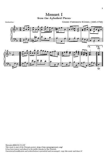 Miniatura di partitura