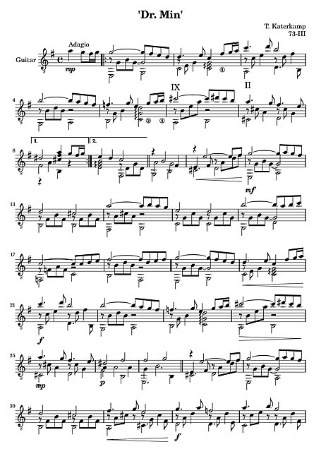 Miniatura de la partitura