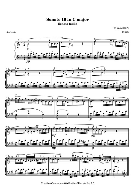 Miniatura de partitura