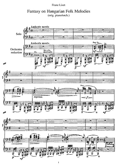 Miniatura de la partitura