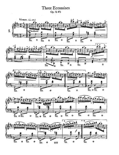 Miniatura di partitura