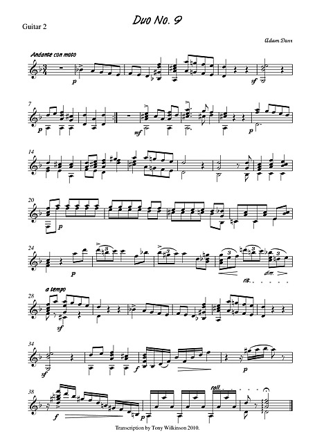 Miniatura de partitura