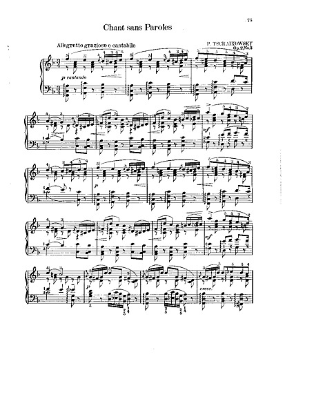 Miniatura de la partitura