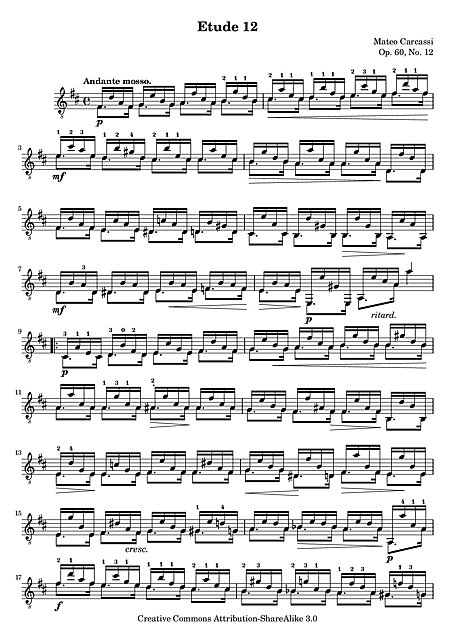 Miniatura de partitura