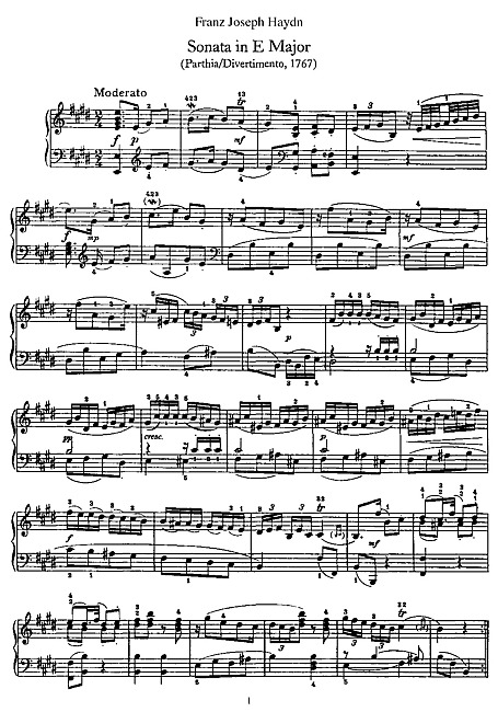 Miniatura de partitura