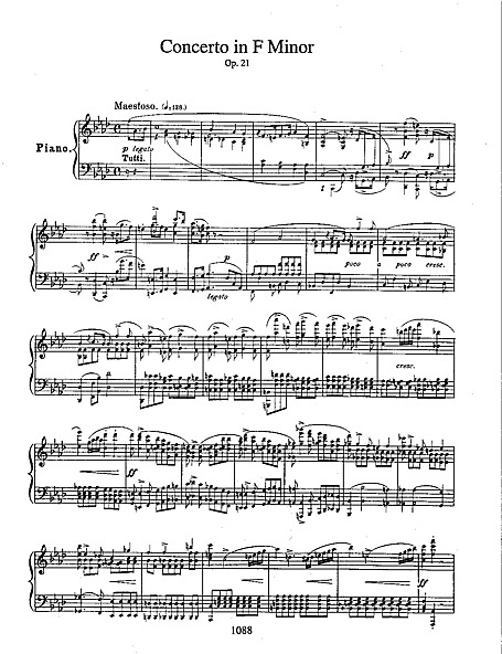 Miniatura de partitura