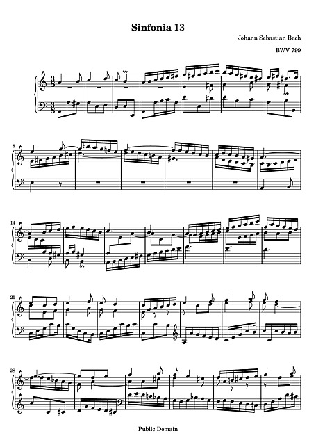 Miniatura de partitura