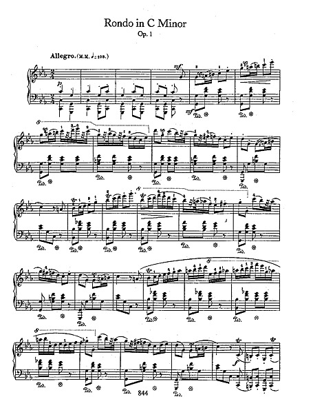 Miniatura de partitura