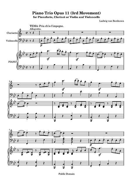 Miniatura de partitura