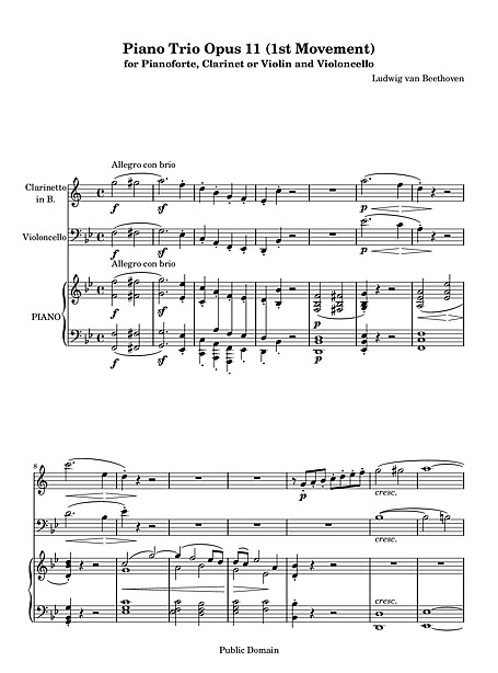 Miniatura de la partitura