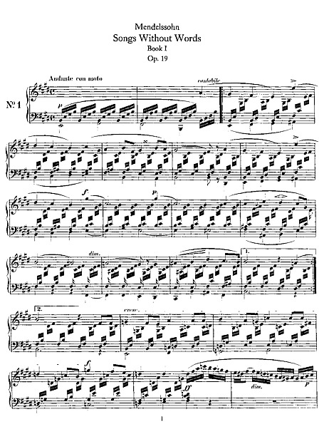 Miniatura di partitura