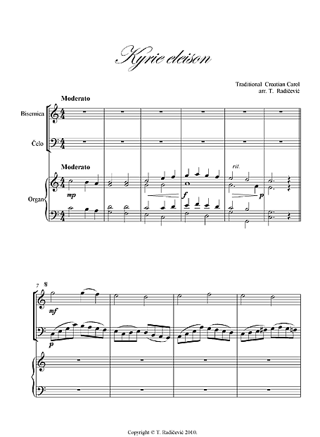 Miniatura de partitura