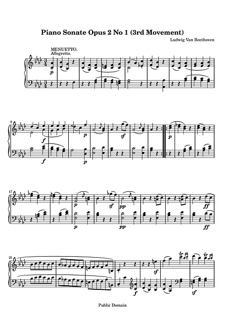 Miniatura di partitura