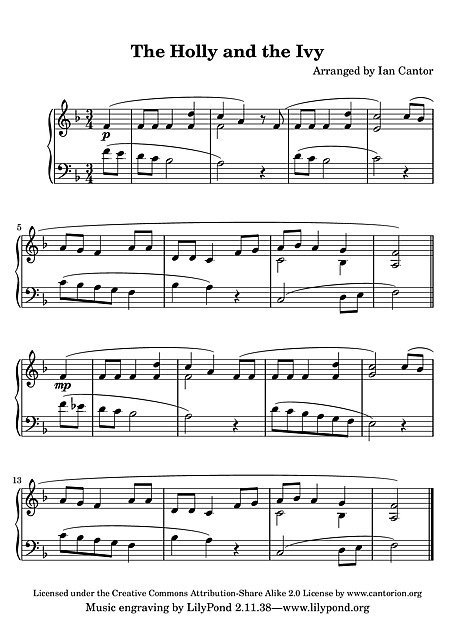 Miniatura de la partitura