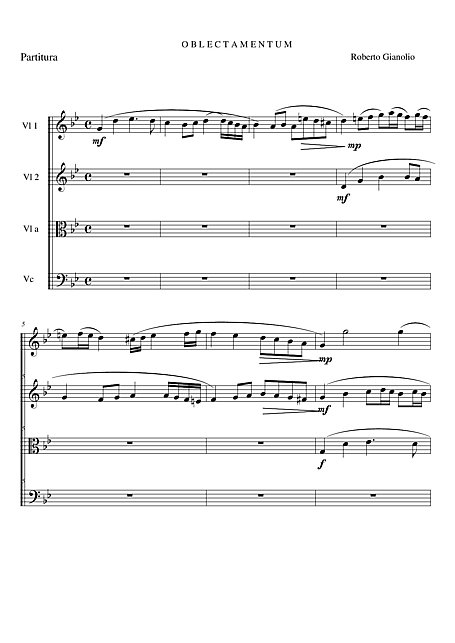 Miniatura de partitura