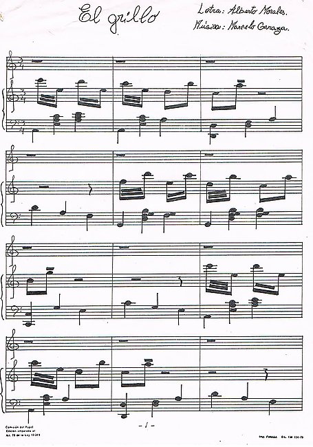 Miniatura di partitura