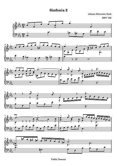 Miniatura di partitura