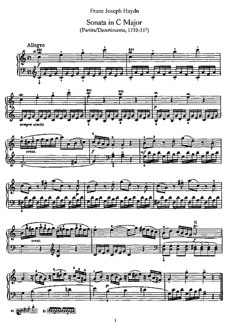 Miniatura de la partitura