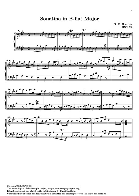 Miniatura de partitura