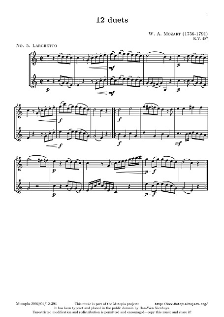 Miniatura de partitura