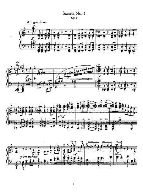 Miniatura de la partitura