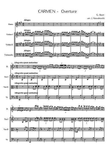 Miniatura de partitura