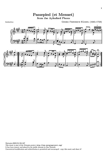 Miniatura di partitura