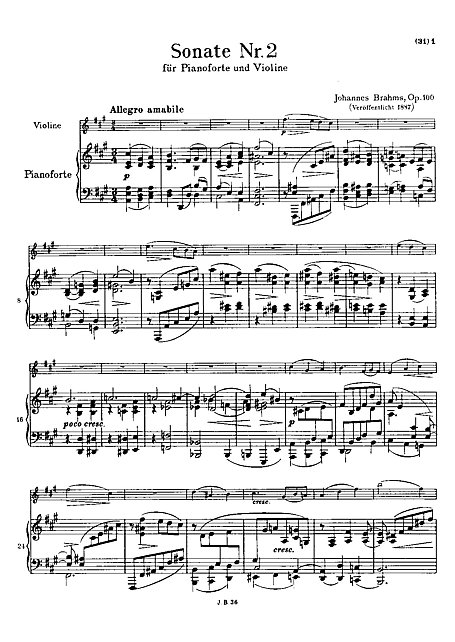 Violin Sonata No. 2 ヴァイオリン、ピアノ - 楽譜 - カントリーアン 