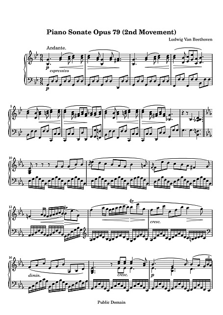 Miniatura di partitura