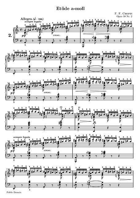 Miniatura de partitura