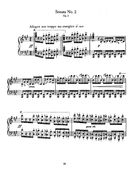 Miniatura de la partitura