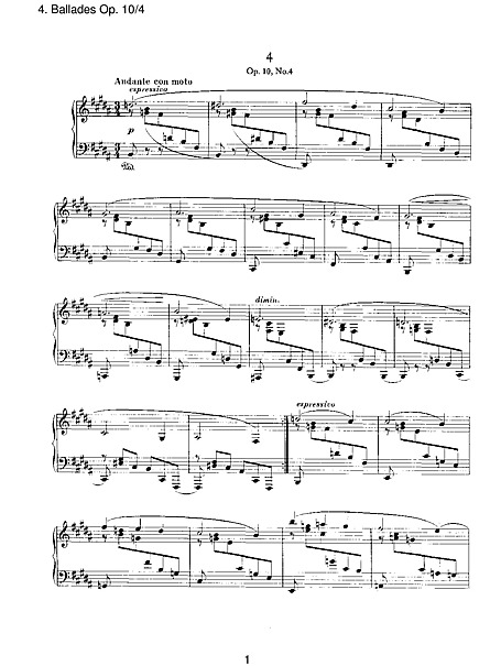 Miniatura di partitura