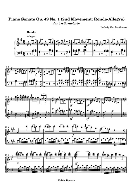 Miniatura de partitura