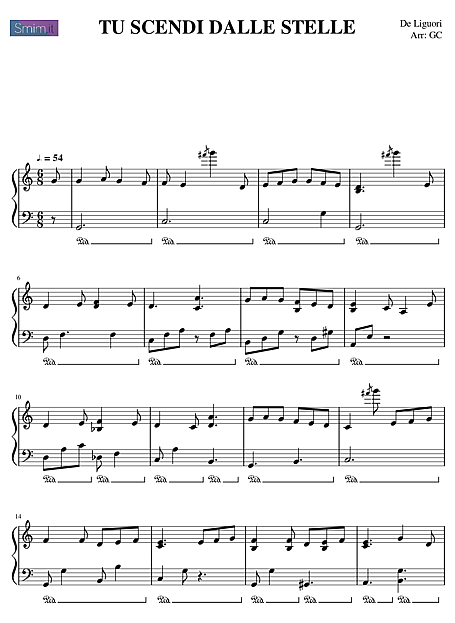 Miniatura de partitura