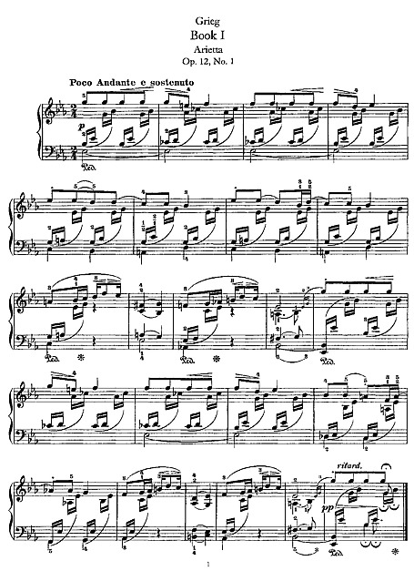 Miniatura de partitura