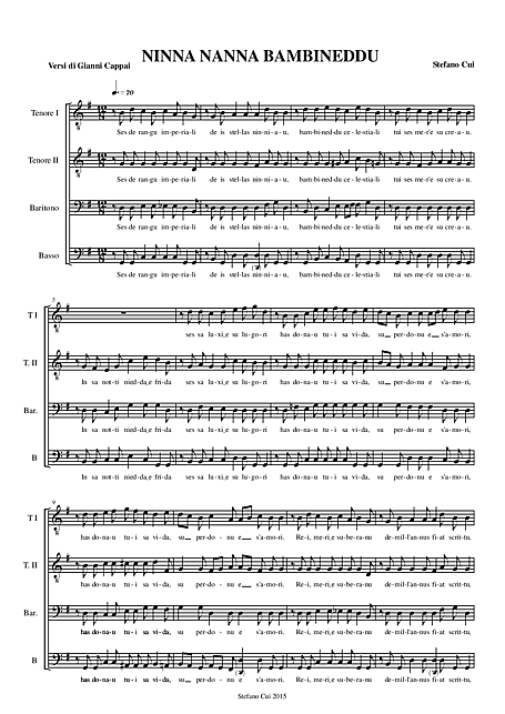 Miniatura de partitura