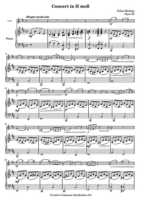 Miniatura di partitura