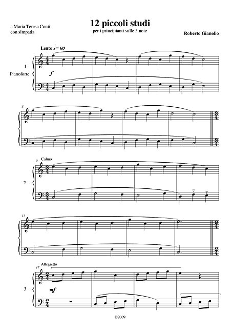 Miniatura de partitura